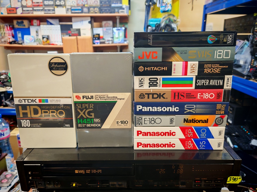 VHS VIDEO Касети нови